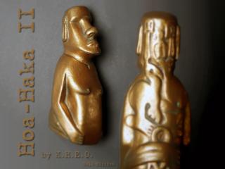 Moai-Skulptur: HOA-HAKA II, Gold-Edition